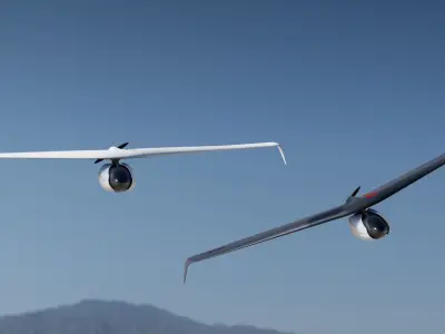ARKTURIAN UAV Low-poly 3D model