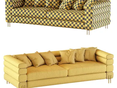 York Sofa 3D model