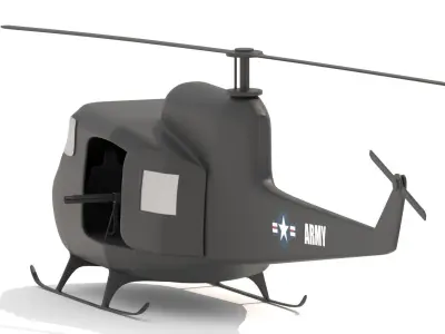 Bell UH-1 Huey toy Bell UH-1 Huey toy 3D model