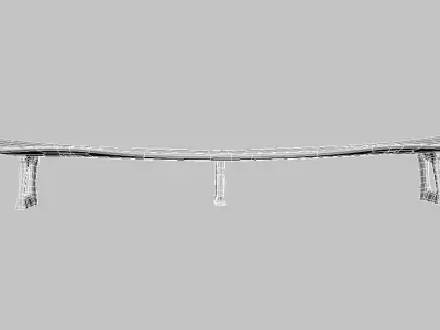 Spoiler bridge 3D model