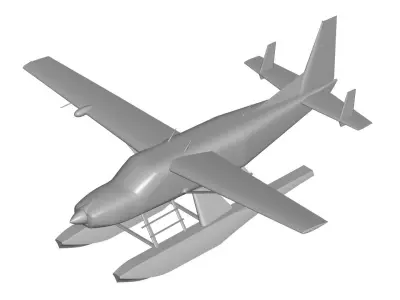 CESSNA CE 208 AMPHIBIAN 3D model purchase