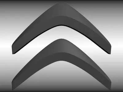 citroen logo 3D model from CGTrader