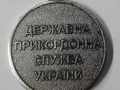 Medal Veteran of military service 3D print model
