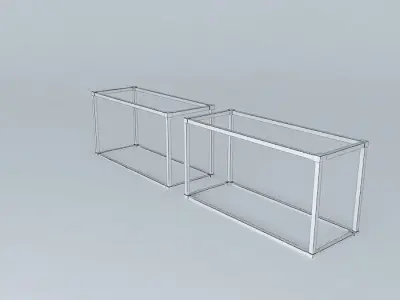 Chassis two boxes Free 3D model