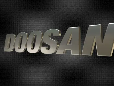 doosan logo 3D model