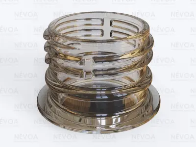 Neck finish - PCO 1816 - voluntary standard 28 mm CSD finish 3D model