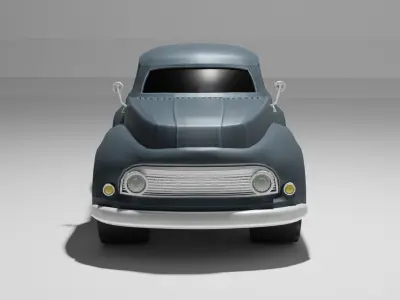 Cartoon  Pick-Up  3D Low-poly 3D model