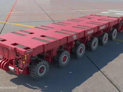  Self-Propelled Modular Transporter Mammoet Rigged 