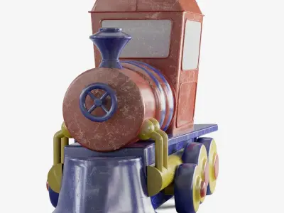 Toy Train  3D model