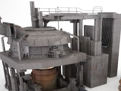 Furnace Electric Arc Furnace 3D model