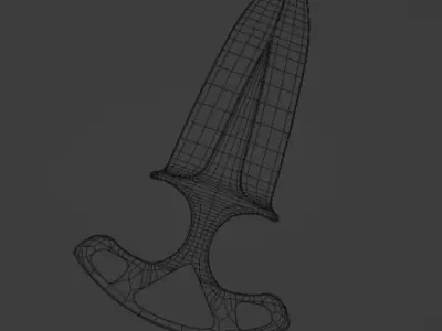 Shadow daggers from CSGO Low-poly 3D model