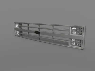 Front grille for Chevy GMC C10 1984 3D print model