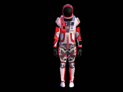 Astronaut Spacesuit Thailand 3D model