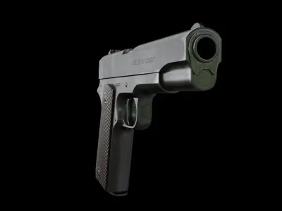 Colt 1911 Low Poly PBR Low-poly 3D model