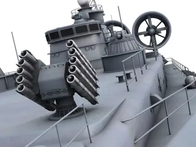Zubr-class LCAC 3D model