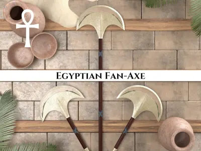 Ancient Collection Weapons Pole Arms 3D Model Pack