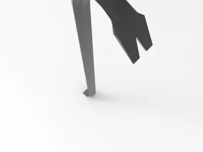 Melee Weapon Crowbar 3D model