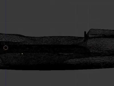 Low-Poly Speed Boat Low-poly 3D model