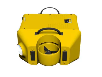 Underwater drone 3D model
