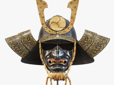 Kabuto helmet 3D model