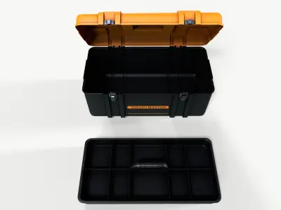 Tool Kit Box Low-poly 3D model
