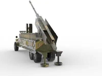 m1 gun 3D model