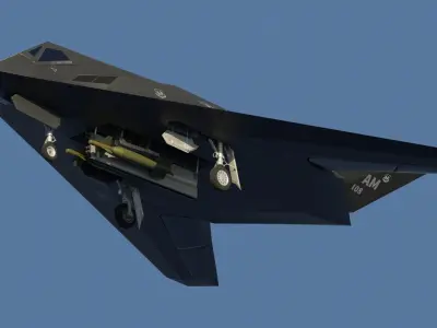 Lockheed Martin F-117 Nighthawk 3D model