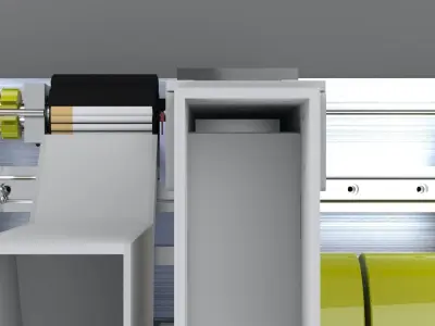 Single Drive Cigarette Rolling Machine 3D model