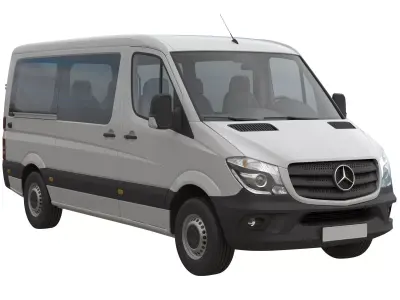 Mercedes-Benz Sprinter 2015 Minibus L2H1 3D model