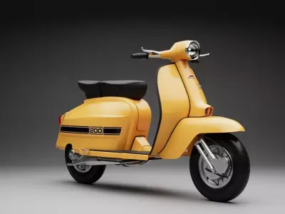 Lambretta Jet 200 3D model get