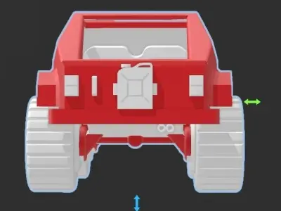 Toy Jeep Model 3D print model purchase