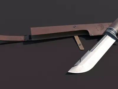 Knife 3D model buy
