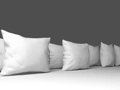Solid Pillow Set 3D model purchase