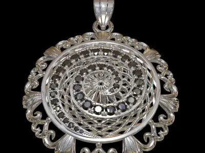 Pendant P30003 3D print model