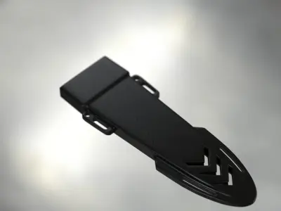 knife with holster  3D model