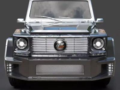 Mercedes G-Wagon - Ultra High-Poly Luxury Off-Roader 3D model