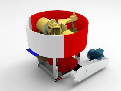 PAN MIXER 3D model