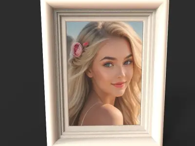 The Photo Frame Low-poly 3D model