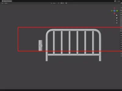 Fence Barricade 3D print model