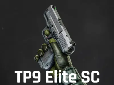 Canik TP9 Elite SC  Low-poly 3D model