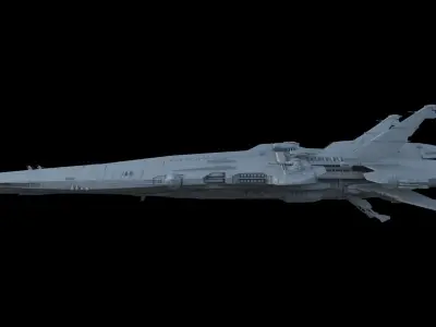 Space Cruiser 3D model