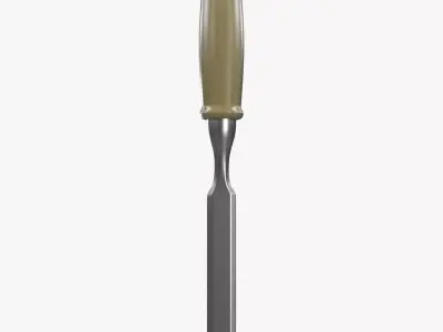 Chisel woodworking tool 3D model