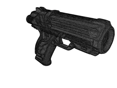 Scifi Energy Blaster Pistol 3D model