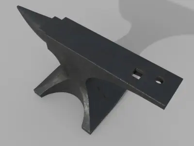 Anvil  Low-poly 3D model