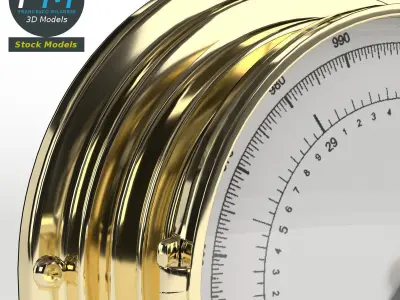 Wall Barometer 3D model