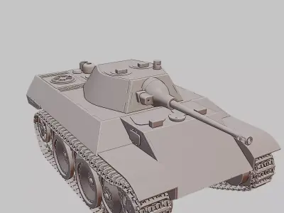 Leopard 1 German Main Battle Tank 3D Print Model 3D print model