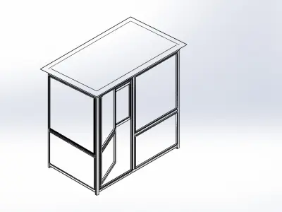 Free Industrial Cabin 3D Model  Multi-Format Download Free low-poly 3D model