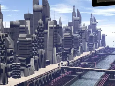 Center City Sci-Fi 3D model