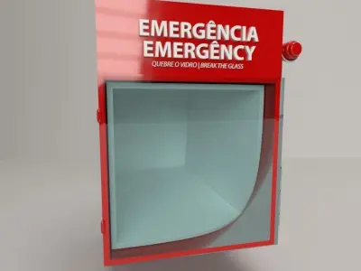 Emergency box 3D model