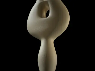 Bridge Handled Vessel 3D model